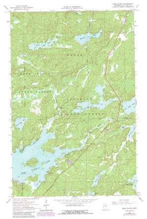 Bear Island USGS topographic map 47091g8