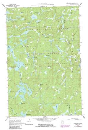 Lake Polly USGS topographic map 47091h1
