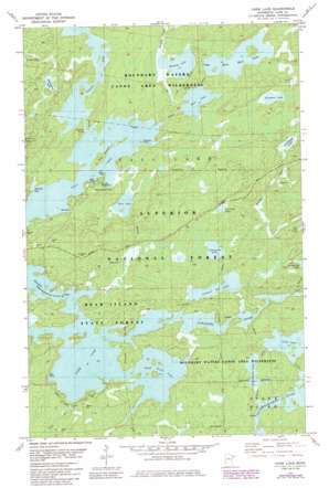 Farm Lake USGS topographic map 47091h6