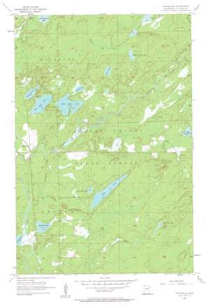 Whiteface topo map