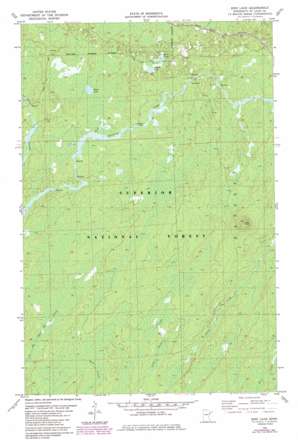 Bird Lake USGS topographic map 47092d1