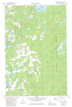 Turpela Lake USGS topographic map 47092d2