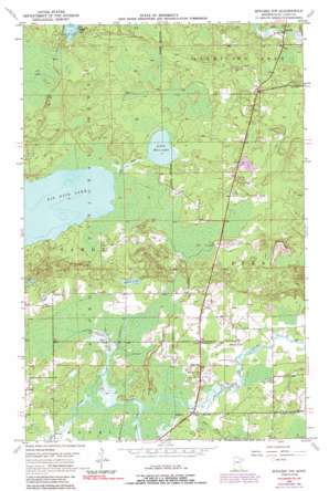 Biwabik NW USGS topographic map 47092f4