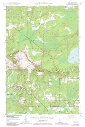 Britt USGS topographic map 47092f5