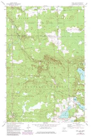 Dark Lake USGS topographic map 47092f7