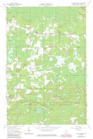 Sassas Creek USGS topographic map 47092g5