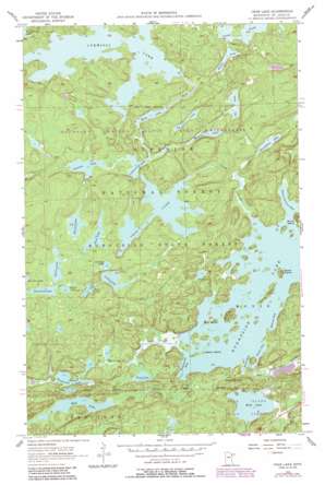 Crab Lake USGS topographic map 47092h1