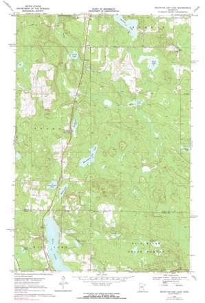 Mountain Ash Lake USGS topographic map 47093a5