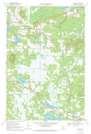 Warba USGS topographic map 47093b3