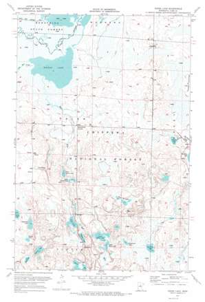 Goose Lake USGS topographic map 47093b8