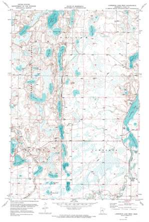 Lawrence Lake West topo map