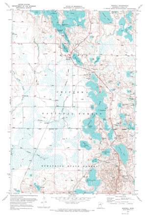Marcell topo map