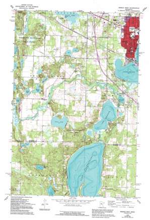 Bemidji West USGS topographic map 47094d8
