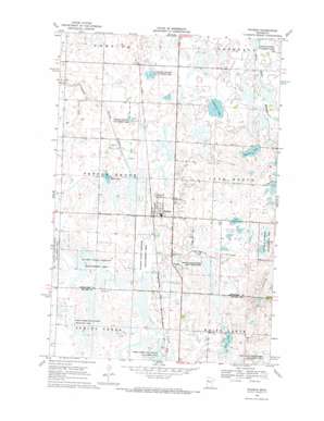 Waubun USGS topographic map 47095b8