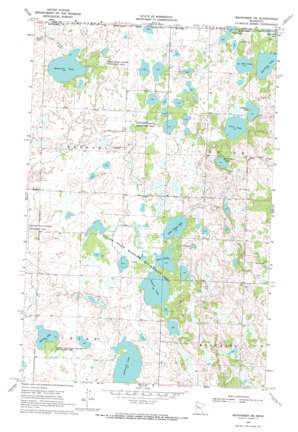 Mahnomen NE USGS topographic map 47095d7
