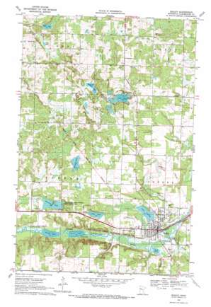 Bagley USGS topographic map 47095e4