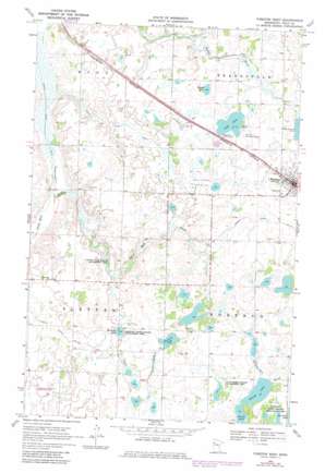 Fosston West USGS topographic map 47095e7