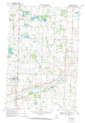 Winger USGS topographic map 47095e8