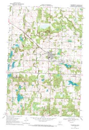 Clearbrook topo map