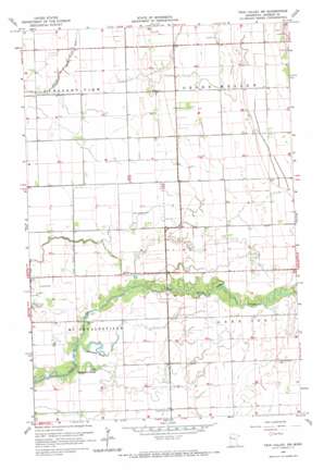 Twin Valley Sw topo map