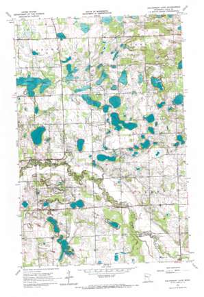Halverson Lake USGS topographic map 47096e2