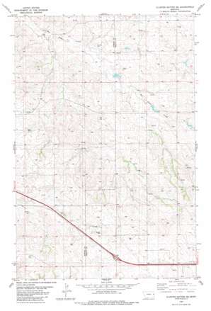 Cluster Buttes SE USGS topographic map 47104a3