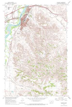 Glendive USGS topographic map 47104a6