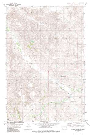 Cluster Buttes NW USGS topographic map 47104b4