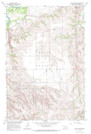Belle Prairie topo map