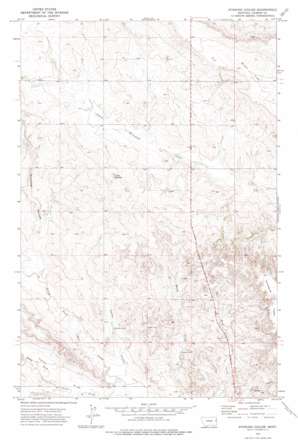 Stinking Coulee USGS topographic map 47104c8