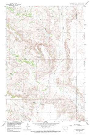 Allard Ranch topo map