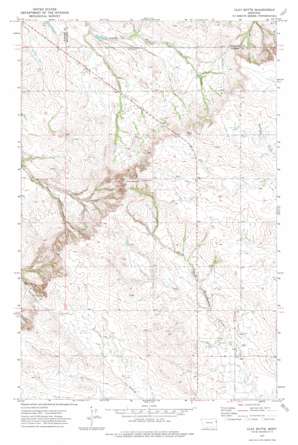 Clay Butte topo map