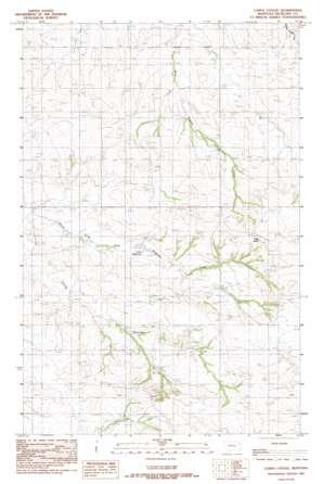Carda Coulee USGS topographic map 47104g7