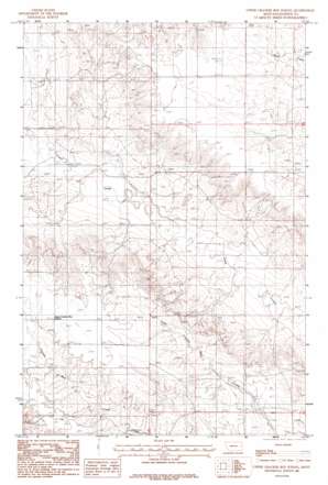 Upper Cracker Box School USGS topographic map 47105a1