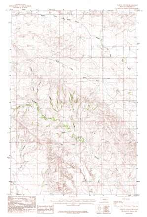 North Coulee topo map