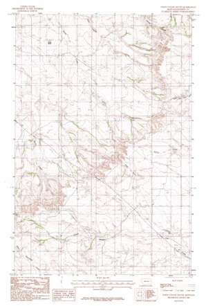 Olson Coulee South topo map