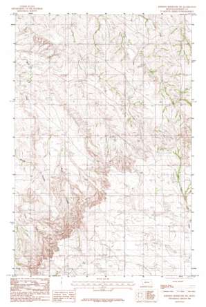 Johnson Reservoir NW USGS topographic map 47105d2