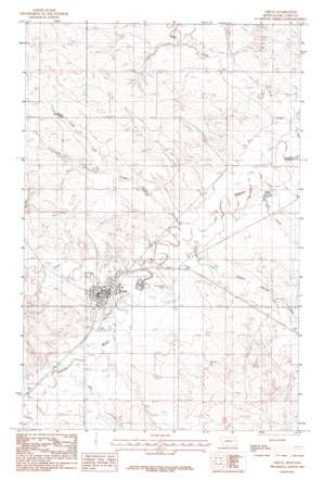 Circle USGS topographic map 47105d5