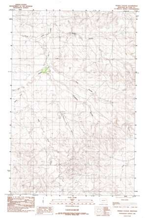 Pedigo Coulee USGS topographic map 47105f7