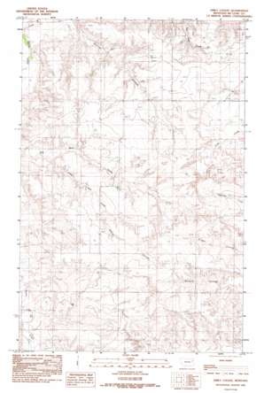 Emily Coulee topo map