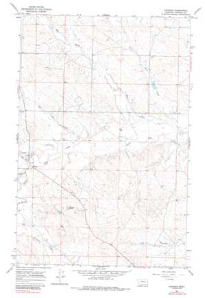 Cohagen USGS topographic map 47106a5
