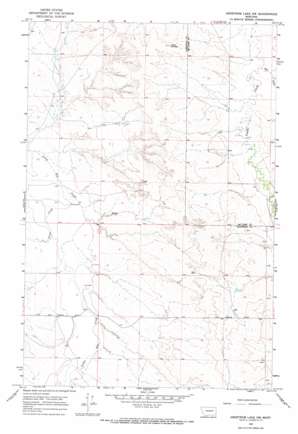 Hedstrom Lake Nw topo map