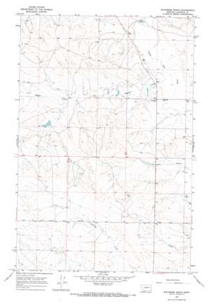 Whiteside Ranch topo map