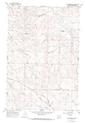 York Reservoir USGS topographic map 47106b6