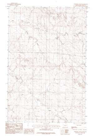 Cemetery Coulee USGS topographic map 47106c1