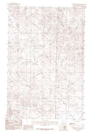 Fortyfour Coulee USGS topographic map 47106d2