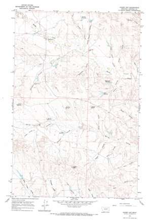 Hagen Gap USGS topographic map 47106d4