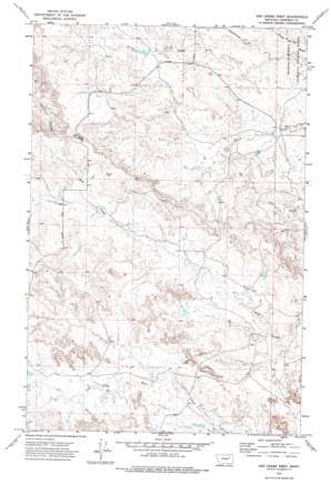 Ash Creek West USGS topographic map 47106f4