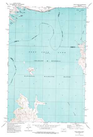 York Island topo map