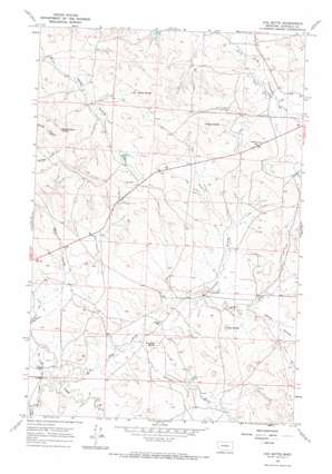 Cox Butte USGS topographic map 47107a5